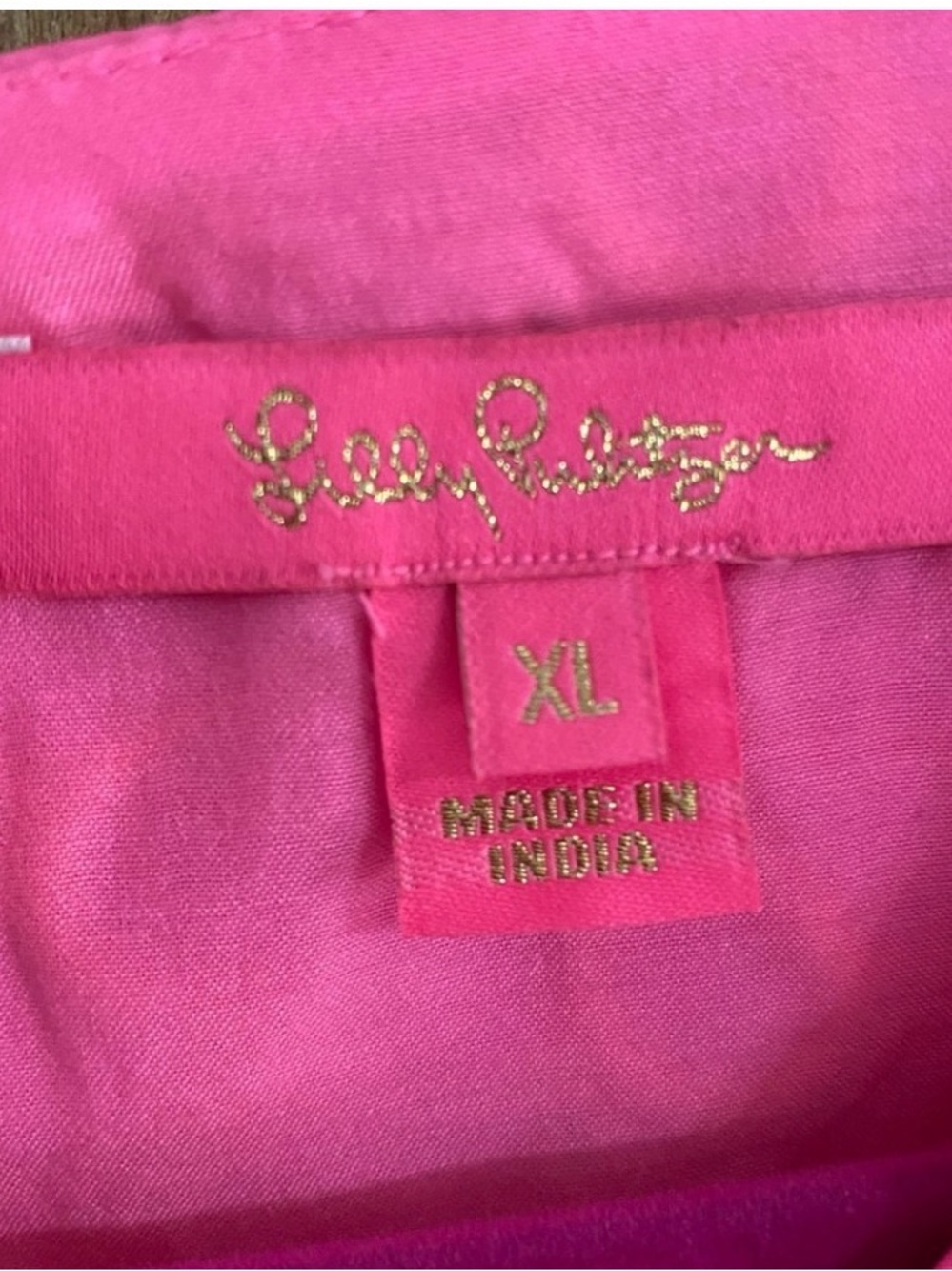 Lilly Pulitzer Pink Eyelet Lailah Tunic | XL | Orange Embroidered Flowers - Picture 4 of 13